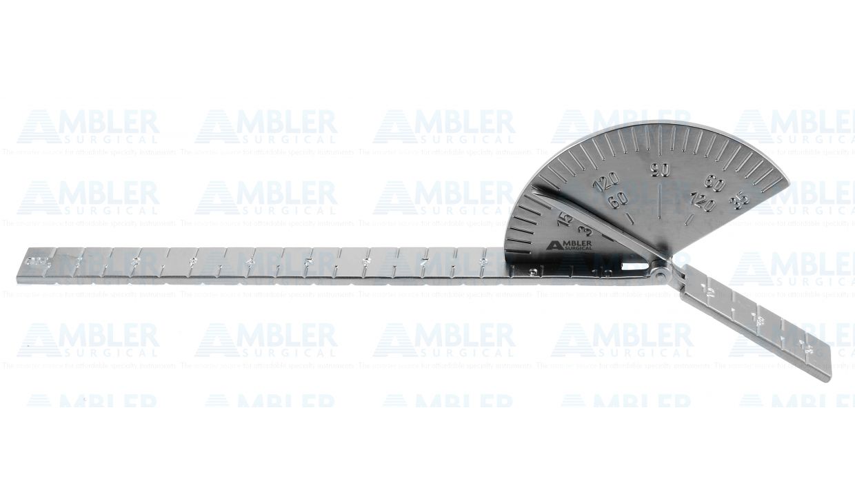 Polk Finger Goniometer, Graduated In Mm & Inches, 6" (15.2 Cm)